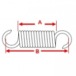 Пружина крепления глушителя Arctic Cat 02-105 0123-321
