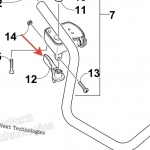 Курок газа Arctic Cat 0409-133 0409-133