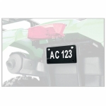 Площадка номерного знака 0436-787