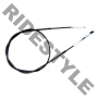 Трос ручного тормоза квадроцикла Yamaha Raptor YFM 700R Black Vinyl Rear Hand Brake MotionPro 05-0374 05-0374