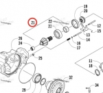 Хвостовик редуктора переднего и заднего Arctic Cat 1000/700/650/550/500/450/425/400/366/300 0502-784 0502-784