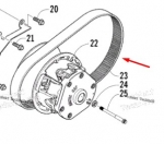 Ремень вариатора 0627-028