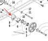 Втулка крепежная ролика Arctic Cat 0704-966 0704-966