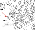 Пробка картера Arctic Cat 700/650/550 0812-064 0812-064