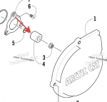 Втулка крышки генератора Arctic Cat 700/650/550 0820-061 0820-061