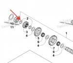 Стопорное кольцо КП Arctic Cat 700/650/550 0831-085 0831-085