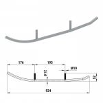 Конек лыжи 1863 BRP (без вставок) 100305T 605349311, 605352283, 605352643