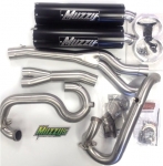 Выхлопная система двойная полная черная G2 Max, XMR 1000 1024-00057