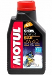 Масло моторное синтетическое для снегоходов MOTUL SNOWPOWER 4T SYNTH 1л 105891 101230