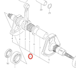 Коленвал двигателя мотоцикла 12200-31G30