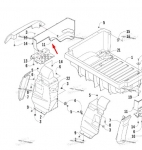Панель багажника 1406-761