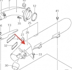 Защита глушителя 14344-48G00