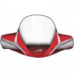 Стекло ветровое, красное 1436-591