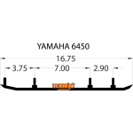 Коньки для лыж снегохода Yamaha Woodys EXTENDER EYV3-6450/16-72478 16-72478