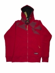 Толстовка с капюшоном FullT Cristal Красная 1601-402-004