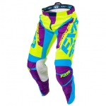 Штаны FXR Clutch MX Hi-Vis/Purple/Blue 173304-6580-34
