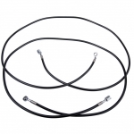 Усиленные армированные задние тормозные шланги Polaris RZR 900 11-14 1911605 + 1911604 Tusk 1757560003 /T-XP900-R-BK 1757560003