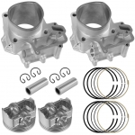 Цилиндр комплект Caltric для квадроцикла Kawasaki BRUTE FORCE KVF750 TERYX 750 11005-0592 11005-0593  13001-0718 13008-0042 13002-1060 92033-1207