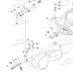 Шайба реверса водомета, диаметр 18 мм, т.м. Sea-Doo США