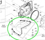 PLAQUE PROMEN.*PLATE-RIDE/STBD.  Плита охлаждения водомета 204120300