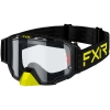 Очки с подогревом FXR Maverick Snow E-Goggle Heated Vented Lens Hi-Vis/Black 213119-6510-00