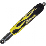 Чехлы амортизаторов квадроцикла чёрные с жёлтым пламенем 2шт ShockPros 25-10110 /A101YLFL 25-10110