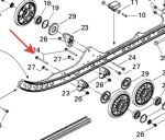 Фланец винт М6 х 70 Ski-Doo 250000475 250000475