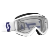 Очки для квадроцикла Scott RecoilXi white/blue/red прозрачная линза 262596-1030113