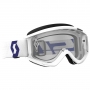 Очки для квадроцикла Scott RecoilXi white/blue/red прозрачная линза 262596-1030113