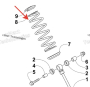 Пружина переднего амортизатора Arctic Cat Bearcat Z1 XT /570 XT /2000 XT /5000 XT 2703-607 /2703-025 2703-025