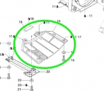 PLAQUE PROMENAD*PLATE-RIDING  Стальная защитная пластина водомета гидроцикла 271001470