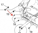 Заклепка крепления снегохода BRP Ski-Doo (4.8мм) 293150191  293150191