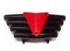 Бампер Corot Tube Black/Plate Red CrossPro 2CP02600000504