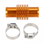 Радиатор масляный / ОЖ дополнительный в магистраль алюминиевый черный RiderLab 314J100201