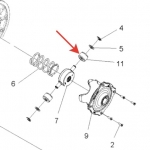 Ролик ведомого вариатора Polaris Sportsman 1000/850/550 3235093 3235093