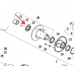 Подшипник шаровый 3304-070
