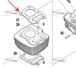 Прокладка головки цилиндра 3304-913