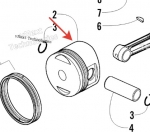 Поршень двигателя 3304-947