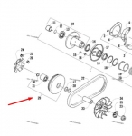 Тарелка шкива вариатора 3304-976