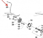 Трос тормоза 3305-077