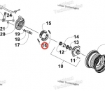 Пружина тормозной колодки 3305-116