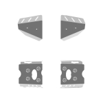 Защита рычагов до 2009 квадроцикла Polaris Sportsman 500/800 Touring/X2 EFI 40.1373 40.1373