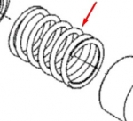Пружина вариатора для снегоходов Ski-Doo 417222958 