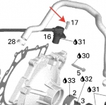 Болт крышки декомпрессора Ski Doo Grand Touring/Expedition V-1300/1000 420440162 420440162