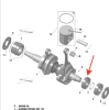 Подшипник коленвала Skidoo 850 Etec 420832178