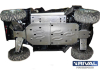 Комплект защиты днища UTV Polaris RZR 800 (7 частей) (2010-) 444.7408.2