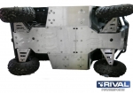 Комплект защит днища UTV Polaris Ranger 400 (7 частей) (2013-) 444.7415.1