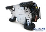 Комплект защиты днища UTV Polaris General (5 частей) (2016-) + комплект крепежа 444.7436.1