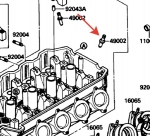 Направляющая клапана Kawasaki KVF 750 / KVF650 49002-1097 AC 3201-216 49002-1097