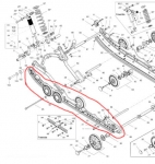 Направляющая гусеницы RAIL USINE *RUNNER-MACH  503191965 503192319